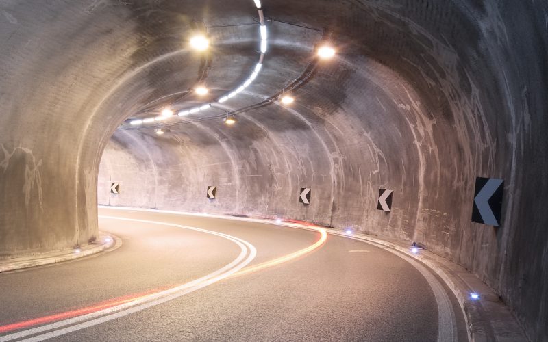 LED tunnel lighting